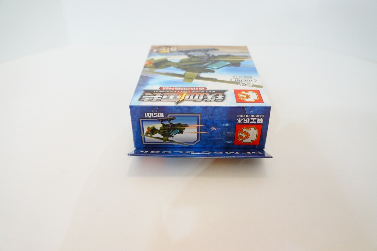 Sembo Block 105101 Military Army Helicopter Building Blocks Set 52