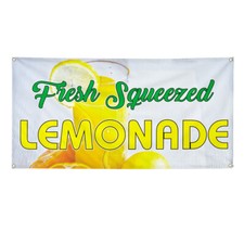 Vinyl Banner Multiple Sizes Fresh Squeezed Lemonade F Food  Beverage Outdoor
