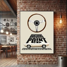 Vanishing Point Poster Kowalski Challenger Wall Art Print Muscle Car Fans Gift