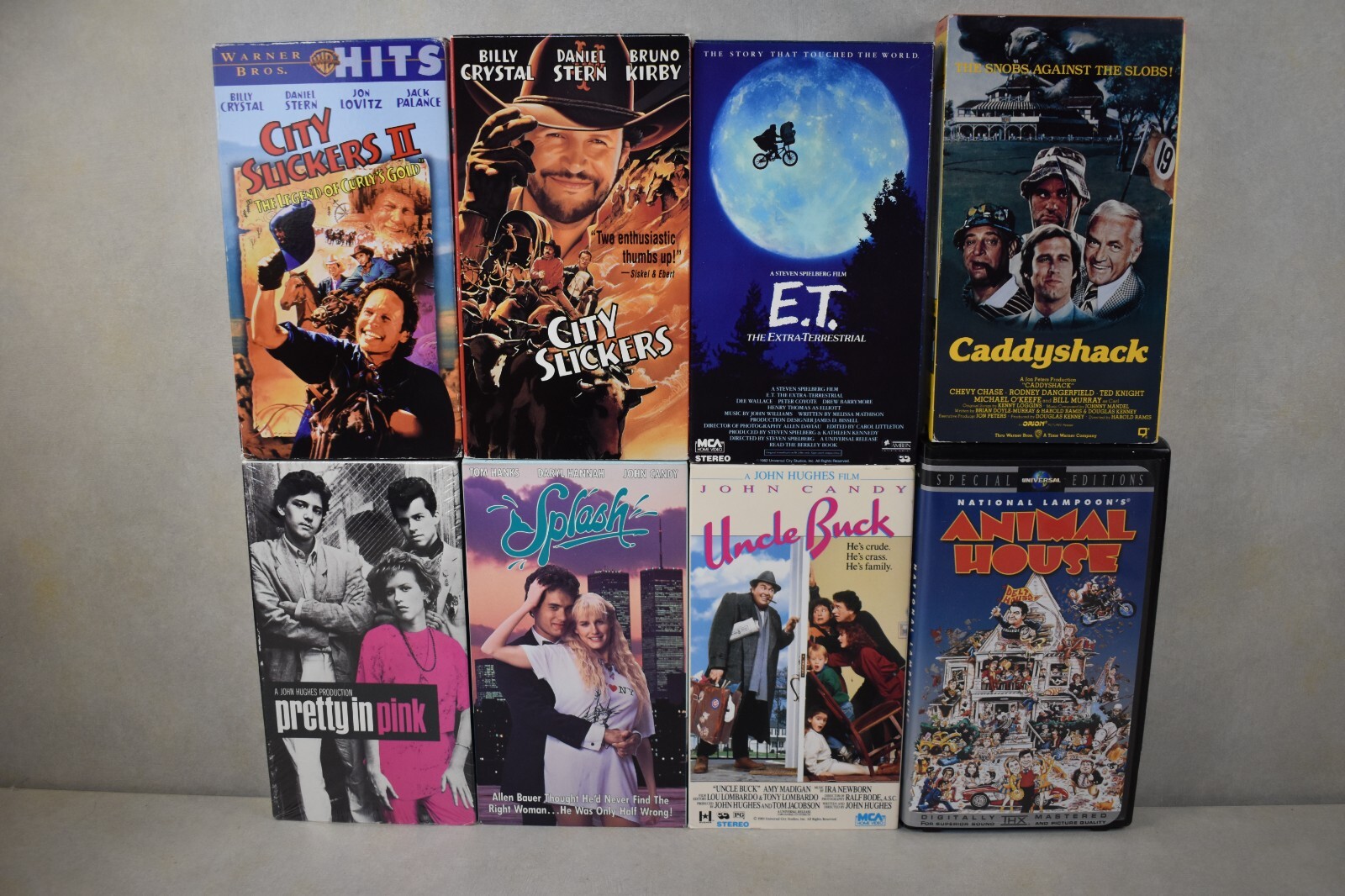 Lot of 8 Comedy Classic VHS Movies Caddyshack, Animal House, Uncle Buck, Splash eBay