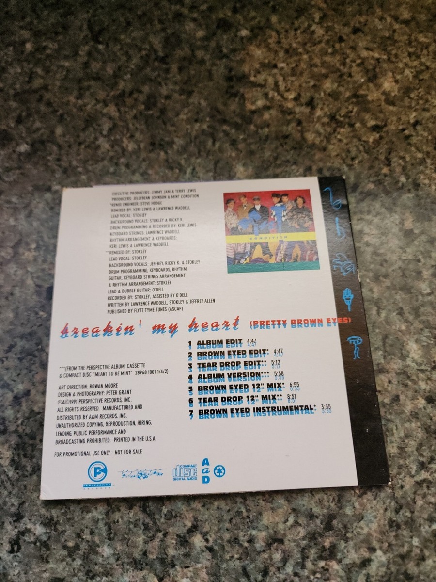 Mint Condition - Breaking My Heart (Pretty Brown Eyes) CD