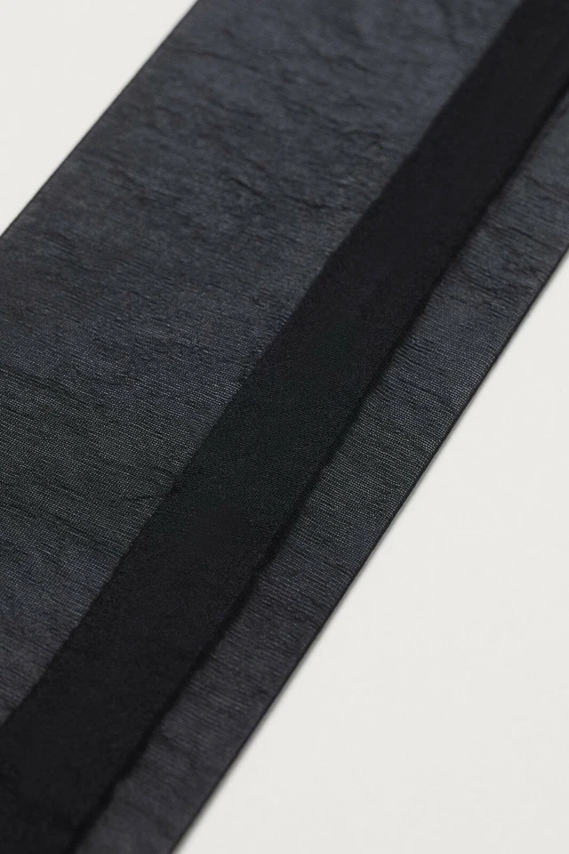 Mallas push-up H&M elevación inferior semi brillantes hechas en Italia paquete de 1 negras 70 den, S Foto 2 de 3