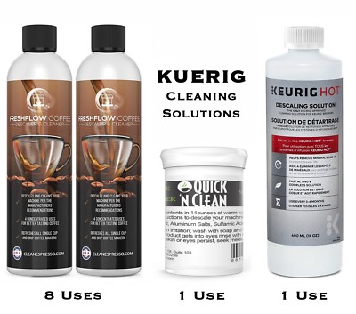 Keurig Descaling Solution 14oz Cleaning Coffee Maker Water tank Resevoir  Cleaner