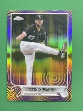 2022 Topps Chrome SONIC EDITION - LUCAS GIOLITO - PURPLE/YELLOW SONIC PULSE /299
