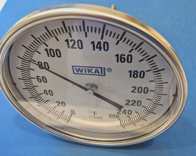 Sanitary Bimetal Thermometer WIKA TI.50.3A 3/4'' clamp connection, 4'' stem