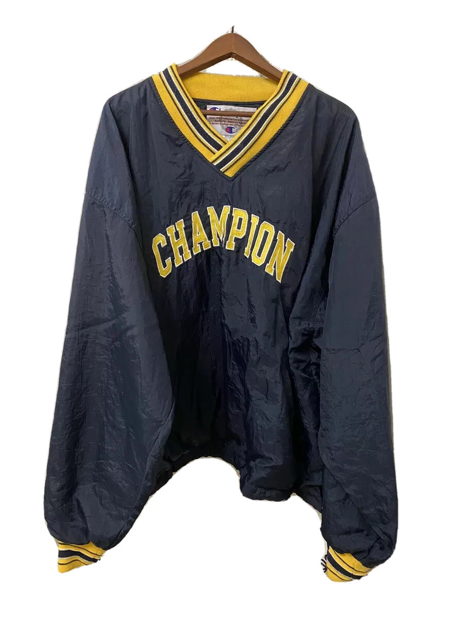 Vintage 90’s Champion Spell Out Windbreaker Jacket Size XXL