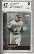 Jeff Bagwell - 2000Upper Deck Ovation Center Stage BCCG 10 Mint - Houston Astros