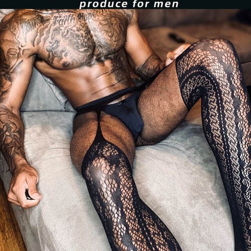 Herren Sexy Netz Body Strümpfe Netzbody Dessous Strumpfhose Unterwäsche- - Bild 19 von 20
