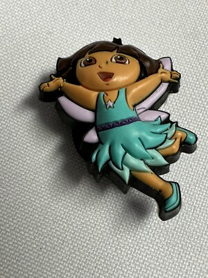 DORA the Explorer (Fairy Costume) Shoe Charm (JIBBITZ) - RARE!! Fits Crocs!