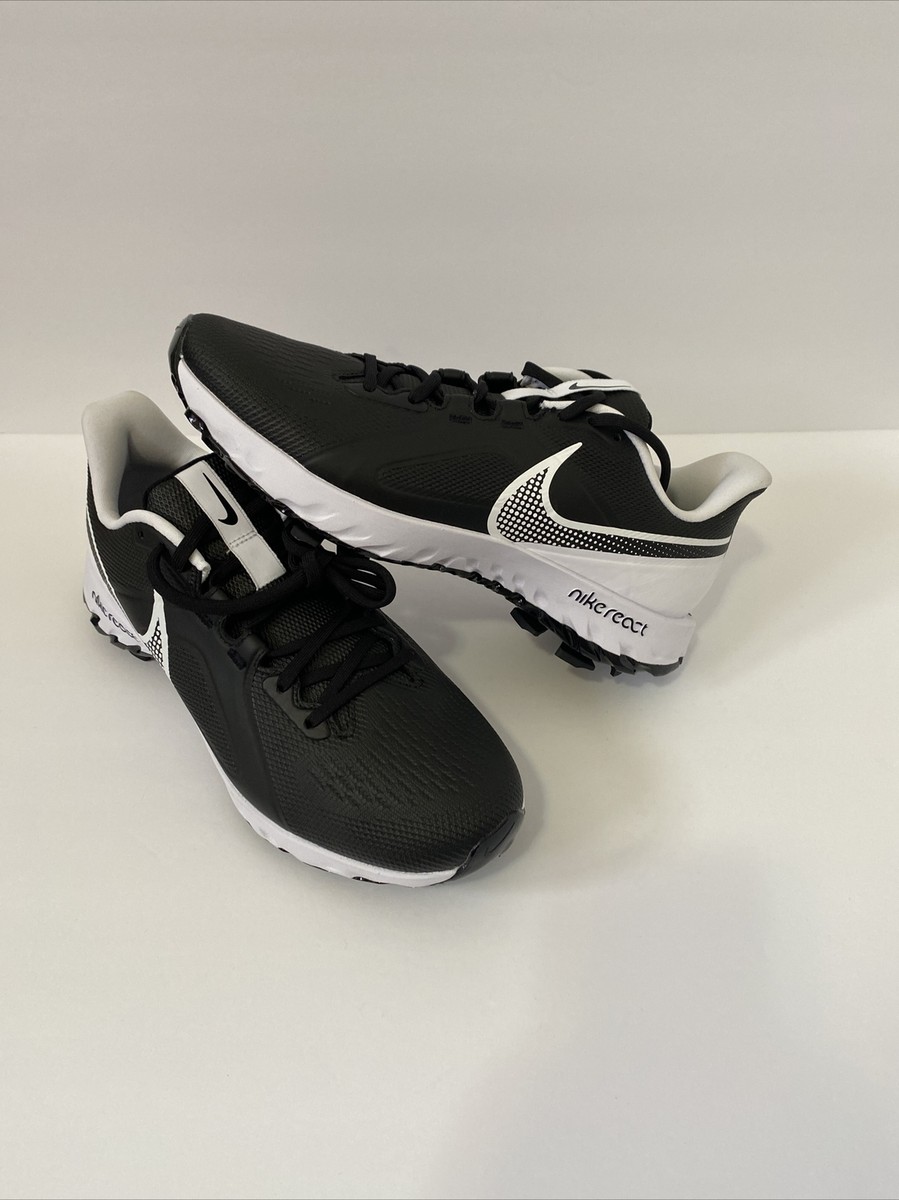 Nike React Infinity Pro Golf Shoes Black/White CT6621-003 Men's Sz