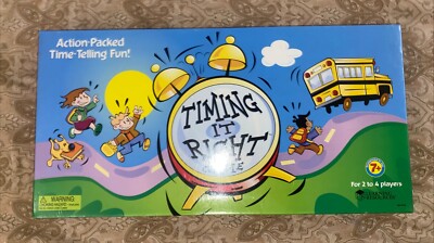 Learning Resources 'TIMING IT RIGHT' Children's Educational Board Game Sealed