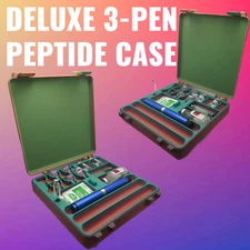 3 Pen Storage Case for Peptide, GLP-1 & Insulin – Deluxe Travel Organizer