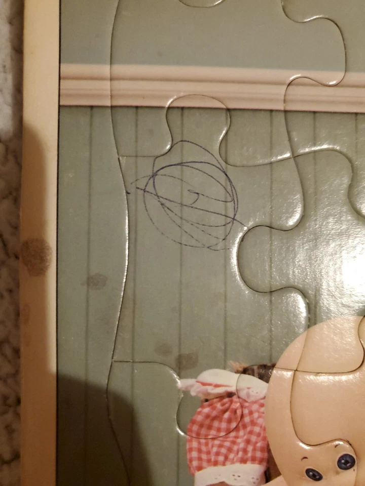 Puzzle repollo parche niños vintage 25 piezas Foto 2 de 4