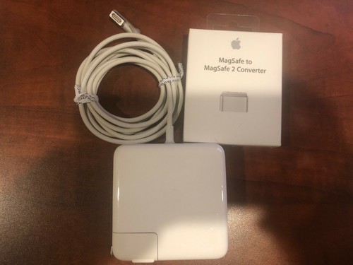 Apple 60W MagSafe Power Supply A1344 + MagSafe to MagSafe 2 Converter