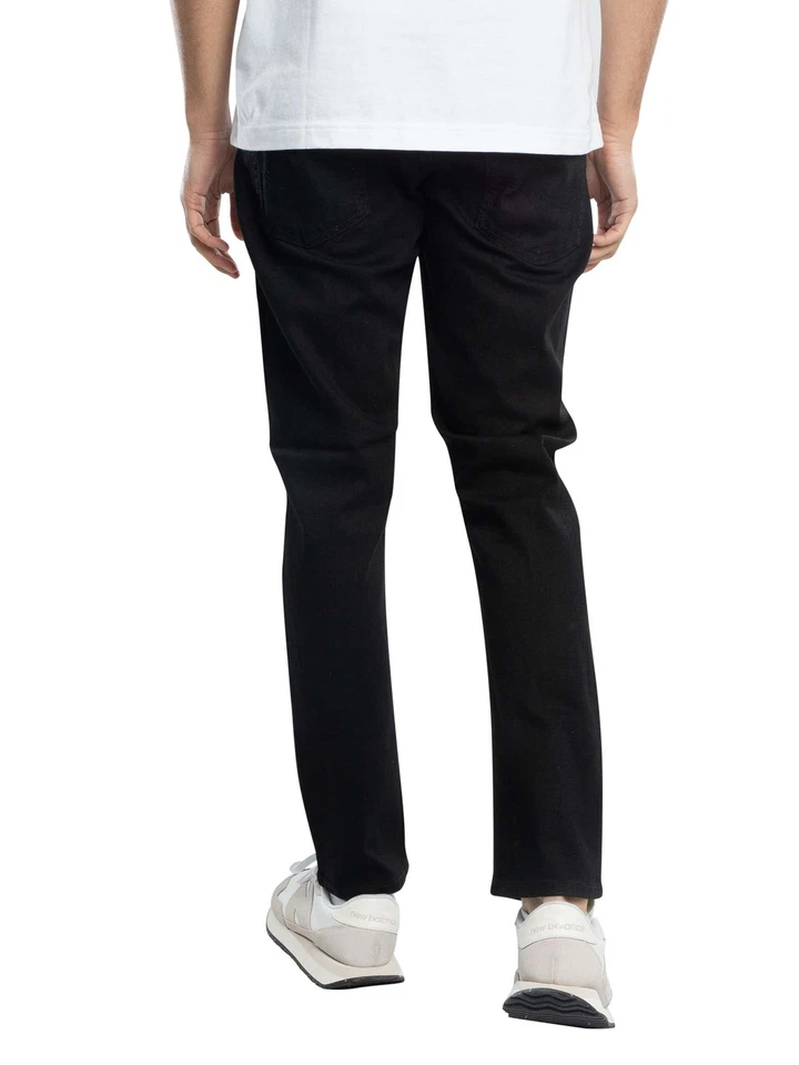 Jack & Jones de los hombres Glenn Original 816 Jeans slim, Negro - Imagen 3 de 4