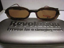 Revolution KIDS Eyewear Eyeglass Frame W/ Magnet shade REK2021 46-16-130 OLBN