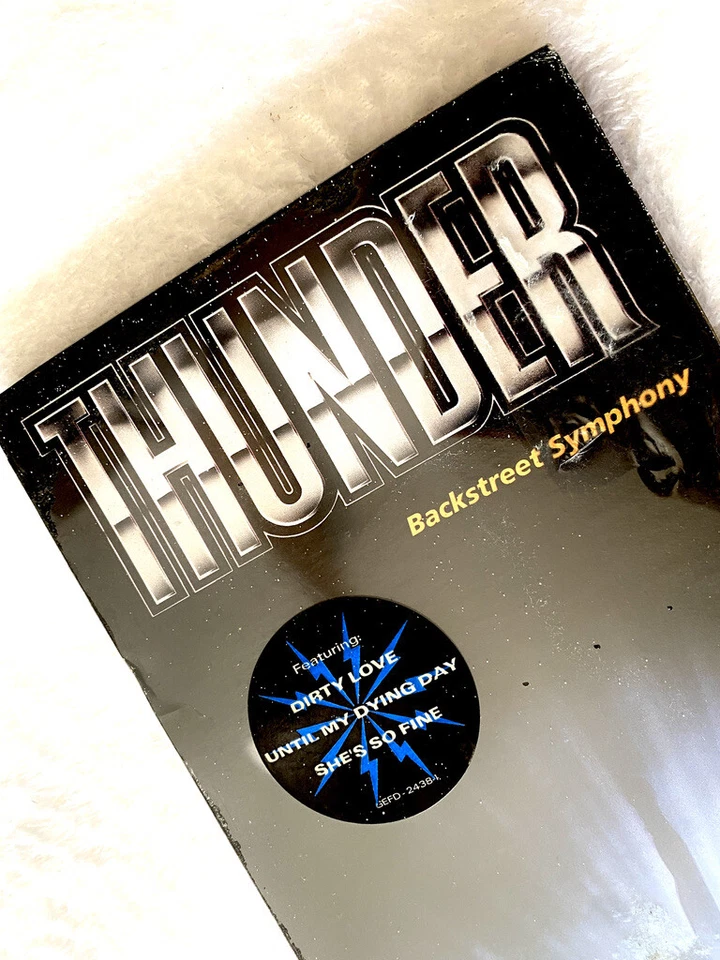 THUNDER SEALED LONGBOX CD BACKSTREET SYMPHONY PROMO HYPE STICKER DIRTY LOVE LP Foto 2 de 4