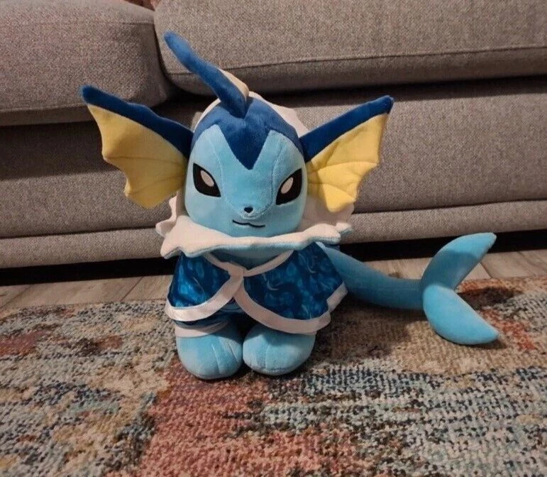 Vaporeon Build A Bear WITH Sound Plus Cape one piece eBay