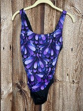 Robby Len Swim Fashions Women's One Piece Swimsuit Lightly Padded Size 8