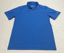 Nike Golf Shirt Men's Large Blue Short Sleeve Tour Performance Dri-Fit Polo