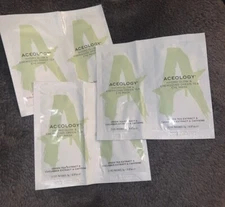 Aceology Hydro Glow & Energizing Green Tea Eye Masks 2 Pairs ea (3 packs)