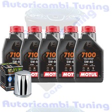 Entretien Huile Motul 7100 5W40 pour Harley Davidson Fxr Super Glide , 1982>1994