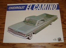 1959 Chevrolet El Camino Sales Brochure 59 Chevy