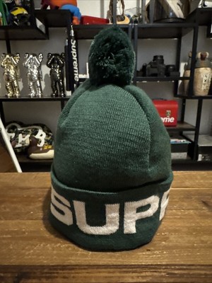 SUPREME LOVE SUPREME BEANIE (DARK GREEN) FW20 S LOGO BIG SUPREME LOVE SUPREME BEANIE (DARK GREEN) FW20 S LOGO BIG