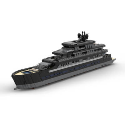 ZITIANYOUBUILD Large Luxury Yacht Model Boat/Ship 1:40 Scale 16185 teile