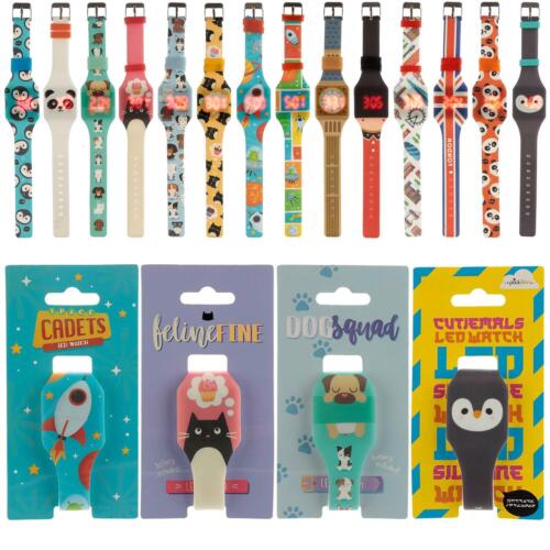 Childs Silicone Touch Screen LED Digital Wrist Watch Kids Colourful Design - 第 1/16 張圖片