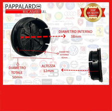 Copricerchi Per FIAT IDEA (Logo Rosso) - Kit 4 Pezzi, Diametro 14 Pollici, Non Originali - Foto 2