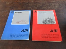 Autobianchi A111 1969 Ersatzteilkatalog Parts catalog catalogo catalogue