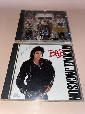 MICHAEL JACKSON • Bad | Dangerous ~ Writing/sticker On Cover Art