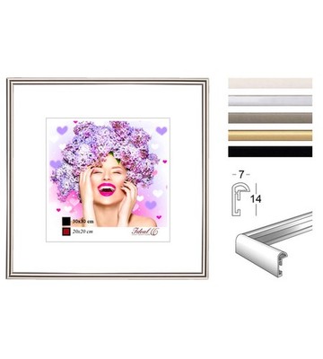 Photo Style Kunststoff Bilderrahmen quadratisch Foto Rahmen Picture Frame Collag