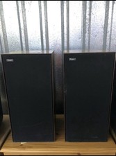 1970s Vintage Rogers Export Monitor Speaker Stands, KEF 105/A, Spendor BC1