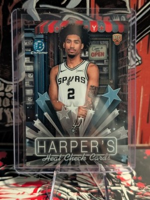 2025-26 Bowman Basketball DYLAN HARPER Chrome Hobby Stars RC #HS-4 San Antonio 