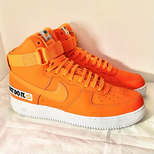 Nike Air Force 1 High Men’s Size 12 Just Do It Total Orange (BQ6474-800)-Mint! - Picture 6 of 21