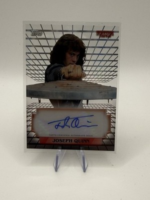 2025 Topps Stranger Things High Tek Joseph Quinn as Eddie Munson Auto Autograph