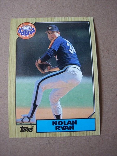 Nolan Ryan 1987 Topps baseball card #757 NM or better