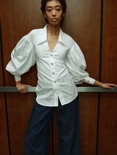 Gap x HFR XS Extra Small HFR Open Back Shirt by Kaphill White NWT! #712917