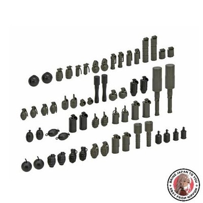 NEW Little Armory STUDY1942 LD046 Grenade Set Plastic Model