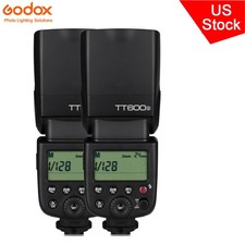 US 2X Godox TT600S 2.4G Camera Flash Light Speedlite For Sony A6000 A6300 A7R