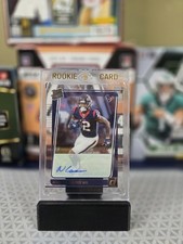 NICO COLLINS RC AUTO 2021 Panini Clearly Donruss Rated Rookie AUTOGRAPH TEXANS