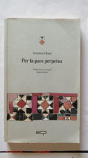 Per la pace perpetua Immanuel Kant Edizioni Cultura della pace 1995 