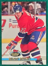 Benoit Brunet - 1993-94 Topps Stadium Club #422 - Montreal Canadiens Hockey Card