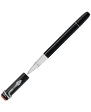 New Montblanc Heritage Rouge Noir Special Edition Black Rollerball 114723