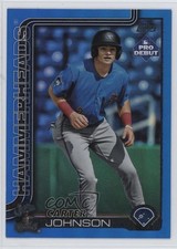 2025 Topps Pro Debut Blue Foil 31/150 Carter Johnson #PD-187 6j0