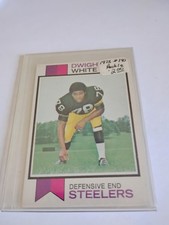 1973 Topps Dwight White #140 RC Rookie Card. rookie card picture