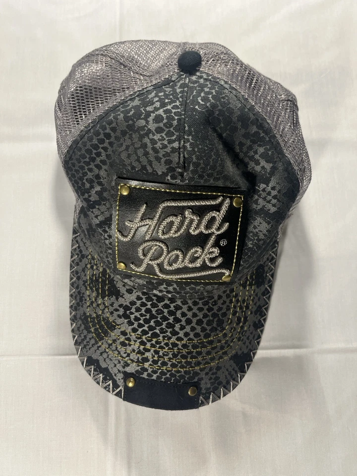 Hard Rock Couture 卡车司机帽子纽约破旧网眼扣帽“收藏家” — 第 4/4 张图片