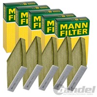 5X Mann-Filter FP 25 012 Innenraumfilter ALLERGIKER-AKTIVKOHLEFILTER 5-STÜCK!